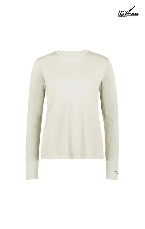 Merino Long Sleeve Tee - Off White - Women's