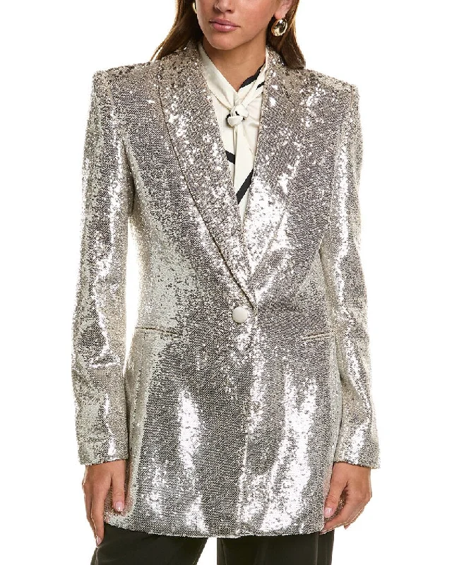 BCBGMAXAZRIA Sequin Blazer