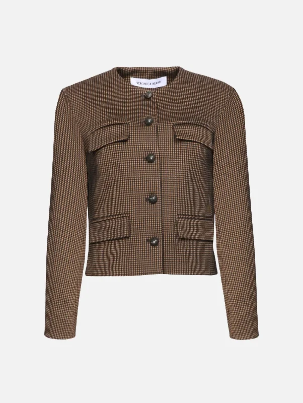 Berkley Knit Jacket in Acorn Black