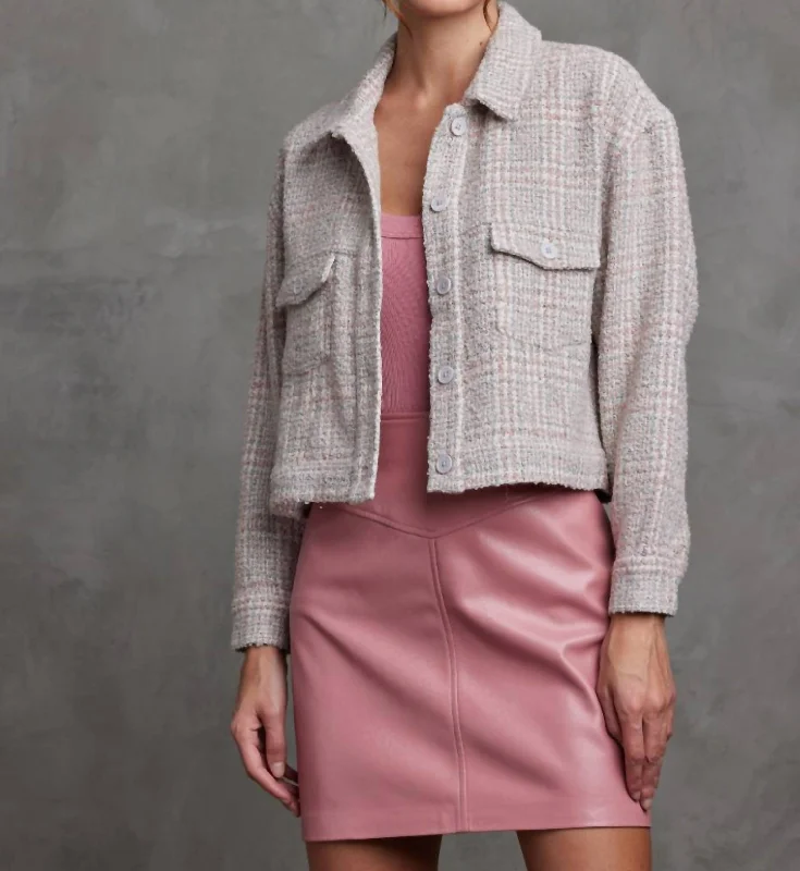 Bowen Jacket In Soft Rose