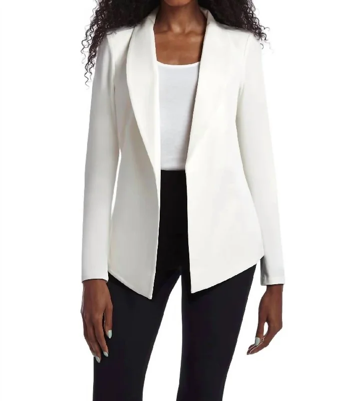 Hartley Slim Fit Blazer In Ivory