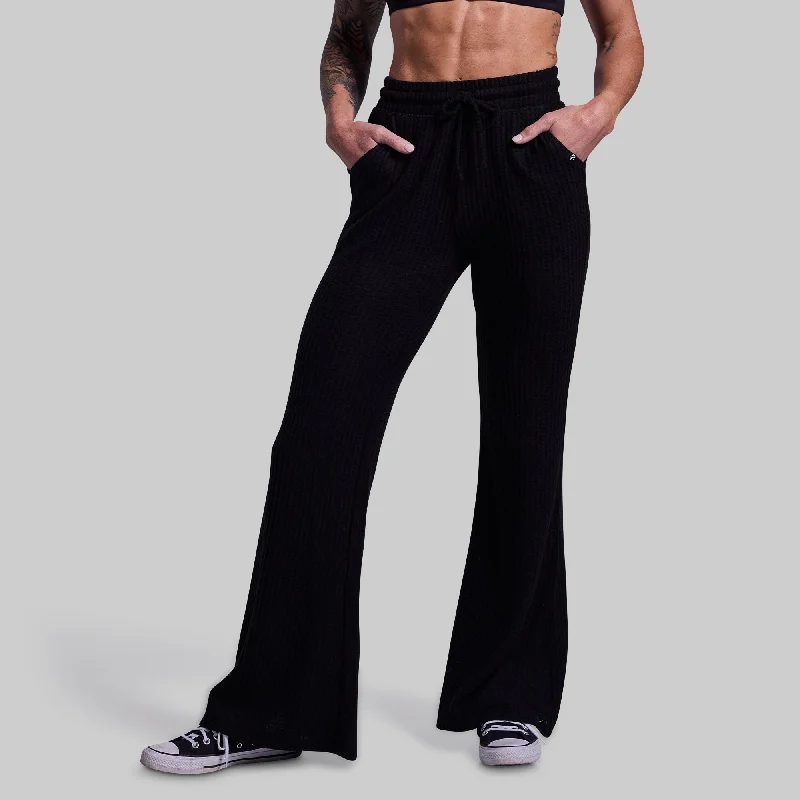 R and R Waffle Lounge Pant (Black)