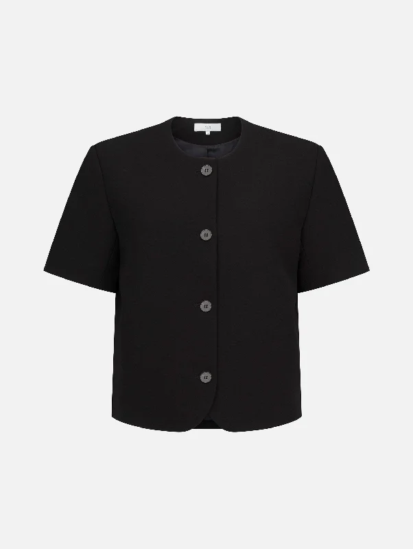 Short Sleeve Tilmens Jacket in Black