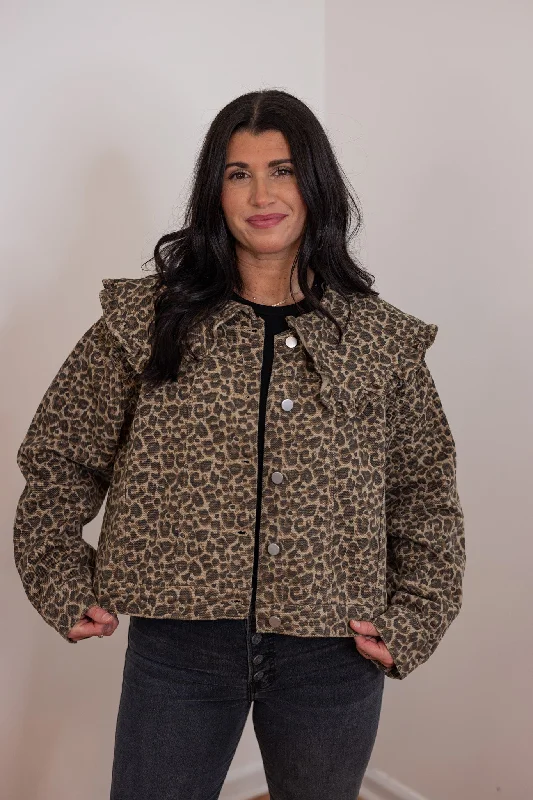 Untamed Spirit Leopard Print Jacket